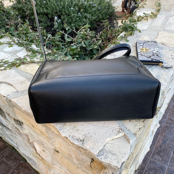 NWT Tory Burch Carter Large tote&wallet black - Picture 5 of 7